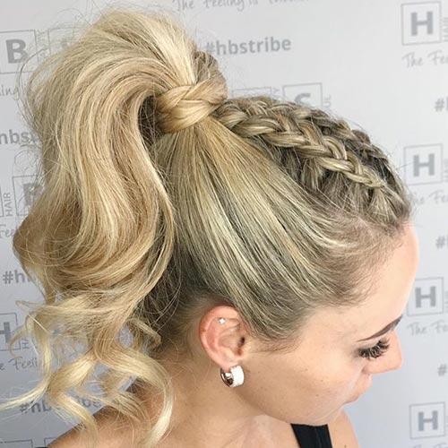 Events Hair Style - Blonde Upstyle